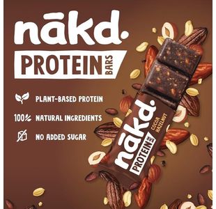 Nakd Cocoa Hazel Prot Bars 45G Pk16