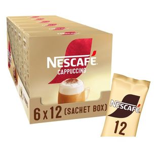 Nescafe Cappuccino Sachets Pk72