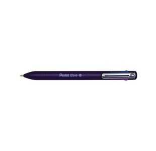 Pentel Izee 4 Colr Ballpnt Asst Pk12