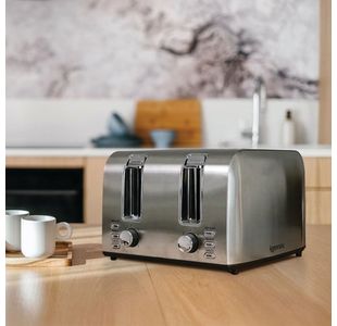 Igenix 4 Slice Toaster 1500W Ssteel