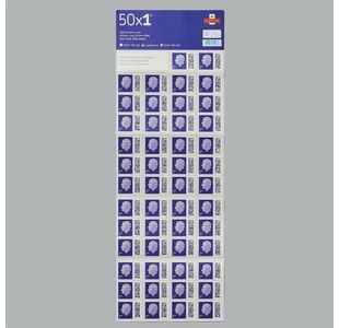 Royal Mail 1St Class Stamp Sh Pk50