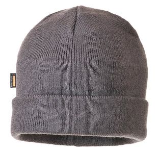 Insulated Knit Beanie Grey Pk12