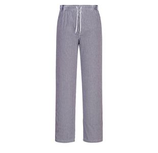 Bromley Chefs Trousers Blue Check S