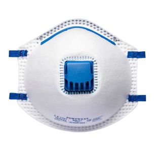 Ffp2 Valved Respirator Pk10 Wht Pk10