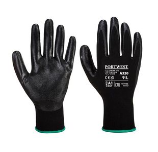 Dexti-Grip Glove Black L Pk12