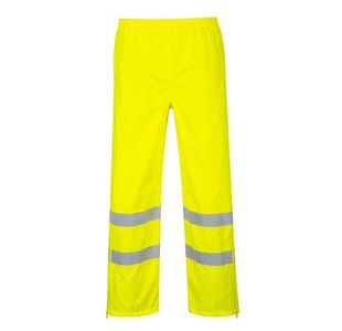 Hi-Vis Breathable Rain Trousers Yw L
