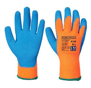 Cold Grip Glove Org/Blue Xxl Pk12