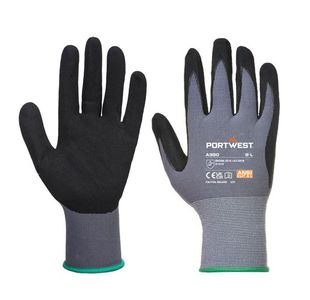 Dermiflex Glove Black Xxl Pk12