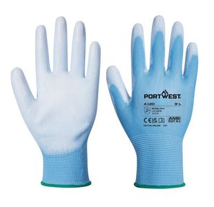 Pu Palm Glove Blue Xxl Pk12