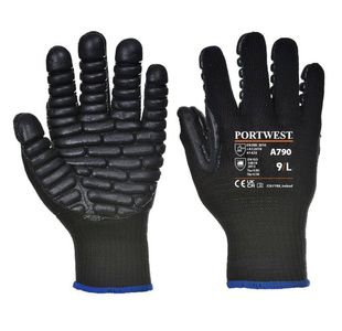 Anti Vibration Glove Black Xxl Pk10