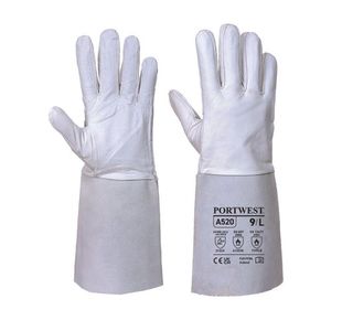 Prem Tig Welding Gauntlet Gry L Pk12