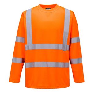 Hi-Vis T-Shirt L/S Orange L