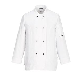 Rachel Women'S Chefs Jkt Ls Wht L