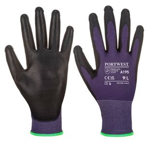 Touchscreen Pu Purple/Blk Xxl Pk12