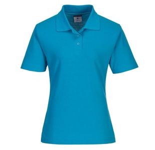 Naples Women'S Polo Shirt Aqua L