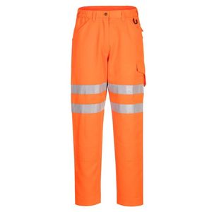 Eco Hi-Vis Work Trousers Orange 42