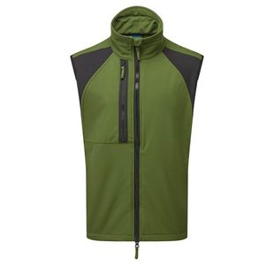 Wx2 Eco Sshell Gilet 2L Olive Grn S