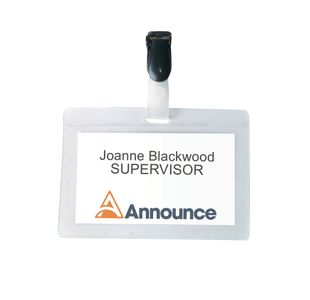 Announce Self Lam Badge 54X90 Pk25