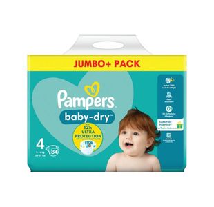 Pampers Baby Dry Nappies Size 4 P168