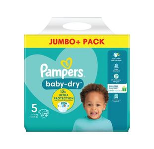 Pampers Baby Dry Nappies Size 5 P144