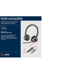 Poly Blackwire 8225 Ms Usb-C/A Hset
