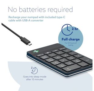 R-Go Numpad Break Numeric Keypad Wls
