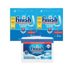 Finish Dishwash 2X100 Tab + Foc Clnr