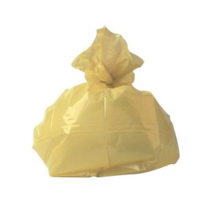 2Work Mdut Refuse Sack Yellow Pk200