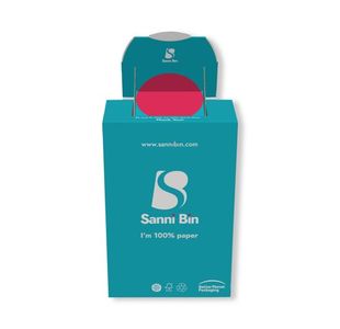 Sannibin Fem Hyg Bin Flat Pack Pk10