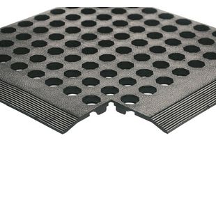 Black Rubber Worksafe Mat 312475