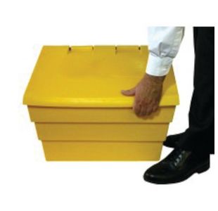 Mini Salt And Grit Bin Yellow 50L