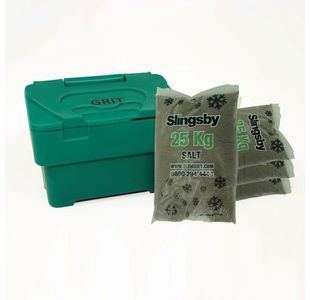 Salt Bin Supplied With Salt Grn 115L