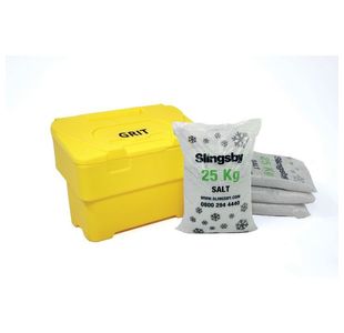 Salt Bin Supplied With Salt Ylw 115L