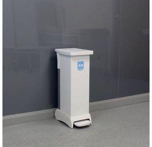 Pedal Operated Sack Holder 28L White
