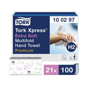 Tork Xpress Sfthnd Twl 2Ply Pk21