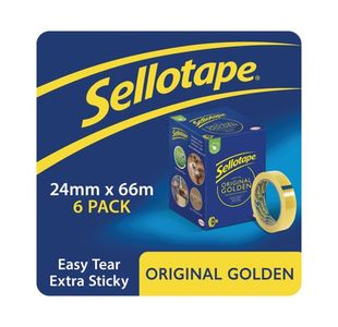 Sellotape Golden Tape 24Mmx66M