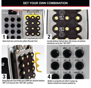 Master Lock Select Key Safe Psh Btn