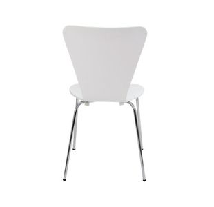 Recess Hdut Chair White Pk4