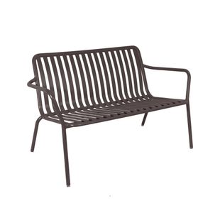 Lark 2 Seater Low Bench Charcoal