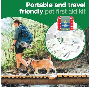 Pet First Aid Kit Red