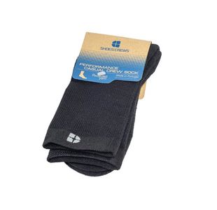Crew Sock Recycled Black Large