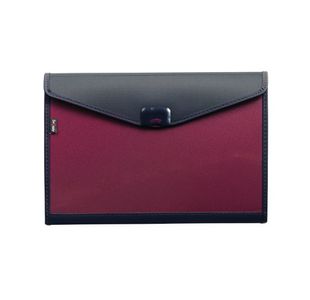 Zeon Organiser 13-Part Foolscap Ruby