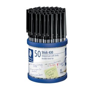 Staedtler Blk Stk Bpoint 430-M9 Pk50