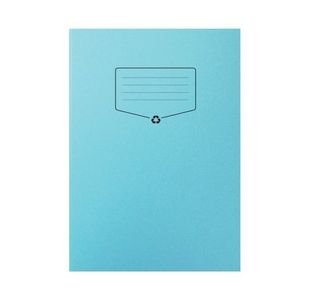 Silvine Rec Ex Bk 7Mm Sq A4 Blu Pk10