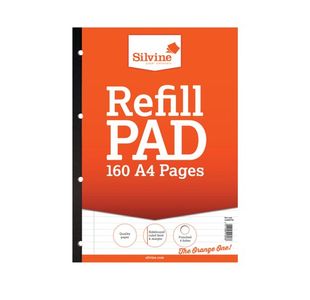Silvine Punched Refill Pad Sb A4 Pk6