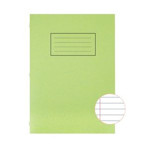Silvine Grn A4 Lined Ex Book Pk10