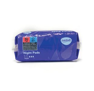 Ultra Night Sanitary X10 Pads Pk12