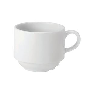 Pure White Stacking Cup 7Oz Pk6