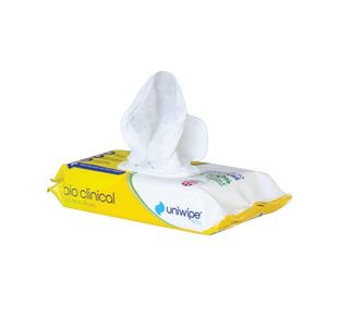 Uniwipe Bio Clncl Mid Wipe 100 Wipes