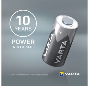 Varta Cr123A Lithium Bat Cylind Pk10